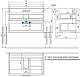 Iddis Тумба с раковиной Brick 80 белая – фотография-25